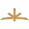 Ekena Millwork Alberta Rough Sawn Timber Gable Bracket, Western Red Cedar, 84"W x 35"H x 2"D x 6"F, 10/12 Pitch GBW084X35X0206ALB00RWR - alternate 1